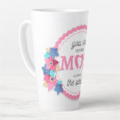 Sie sind die beste Mama der Welt Milchtasse (Linke Ecke)