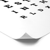 Sie sind die beste Mama in der Welt Poster (Ecke)