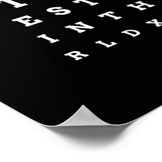 Sie sind die beste Mama in der Welt Poster (Ecke)