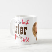 Sie sind die beste Schwester der Tasse (Vorderseite Links)
