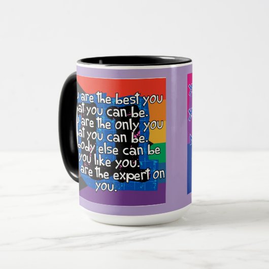 Sie sind die Besten (Bi Pride inklusive) Tasse (Vorderseite Links)