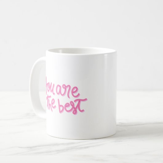 Sie sind die Besten Kaffeetasse (Vorderseite Links)