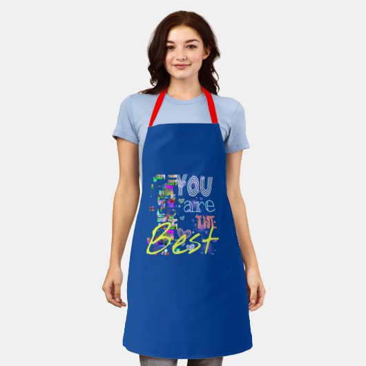Sie sind die Besten Schürze (Getragen)