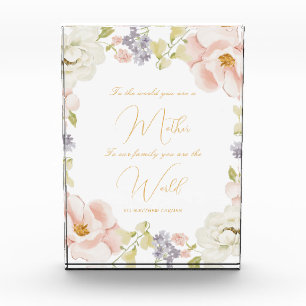 Sie sind die Botschaft der Mama Fotoblock