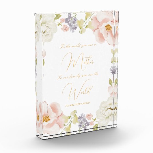 Sie sind die Botschaft der Mama Fotoblock (Links)