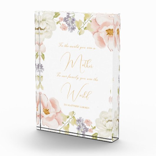 Sie sind die Botschaft der Mama Fotoblock (Rechts)