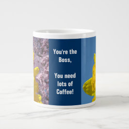 Sie sind die Chef-Tassen, die Sie Lose Kaffee Jumbo-Tasse