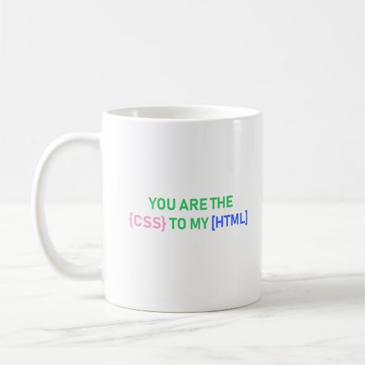 Sie sind die CSS zu meinem HTML, lustige Geeky-Ent Kaffeetasse (Links)