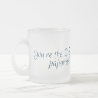 Sie sind die die Pyjama-Kaffee-Tasse der Katze Mattglastasse