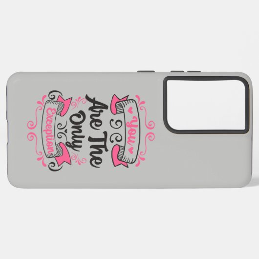 Sie sind die einzige Ausnahme, Paramore-Texte-Zita Samsung Galaxy Hülle (Linke Seite)