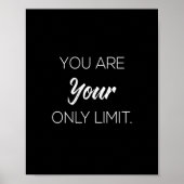 Sie sind die einzige Grenze Poster (Vorne)