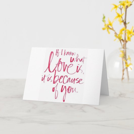 SIE SIND *DIE LIEBE MEINES LEBENS* UND *MEIN BESTE KARTE (Gelbe Blume)