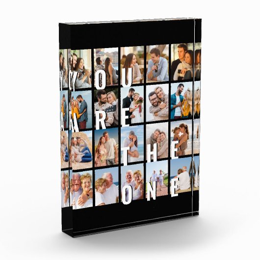 Sie sind die One 20 Picture Collage Fotoblock (Links)