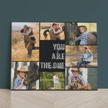 Sie sind die One 7 Foto Collage Black Künstlicher Leinwanddruck<br><div class="desc">Stilvolle Foto Collage Imitate Leinwand, die Sie mit 7 Ihrer Lieblings-Fotos personalisieren können. Dieses schicke Schwarz-Weiß-Design wird in moderner überdimensionaler Schrift und lässiger Schrifttyp mit den Worten "You are the One" versehen. Die Fotovorlage ist für Sie bereit, Ihre Bilder im Uhrzeigersinn von oben links hinzuzufügen. Die Bildvorlage wird im Set...</div>