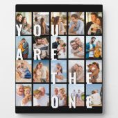 Sie sind die One Picture Collage 20 Foto Plaque Fotoplatte (Vorderseite)