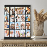 Sie sind die One Romantic 20 Foto Collage Leinwanddruck<br><div class="desc">Romantisches Foto Leinwand Geschenk für Ihren Partner - perfekt für ein Hochzeitsgeschenk, Verlobung, Vorschlag Requisit etc. Das Design enthält einen überdimensionalen Druck, der als "Sie sind der Einzige" auf Ihren Bildern als Overlay angezeigt wird. Die Fotovorlage ist für Sie ein Set, um 20 Ihrer Lieblings-Fotos hinzuzufügen, die alle im vertikalen...</div>