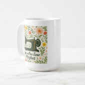 Sie sind die perfekte bläserne antike Nähmaschine Kaffeetasse (Vorderseite Links)