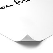 Sie sind die perfekte Flamingo Akzeptanznachweis Poster (Ecke)