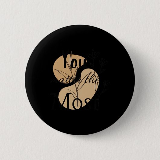 Sie sind die positivsten Vibes, die den Aufkleber Button (Vorderseite)