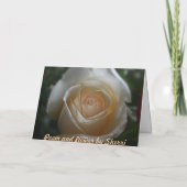 SIE SIND DIE ROSE MEINES LEBENS KARTE (Rückseite)