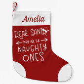 Sie sind die scheußlichen, Niedlichen Funny Kleiner Weihnachtsstrumpf (Vorderseite)