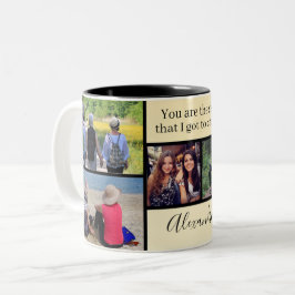 Sie sind die Schwester, die ich Got habe | 5 FOTO Zweifarbige Tasse