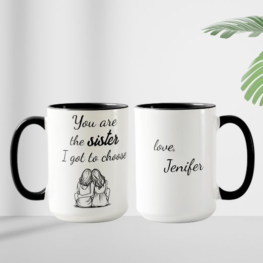 Sie sind die Schwester, die ich Got habe, Individu Tasse