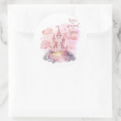 Sie sind die Special Palace Pink Cloud anpassbar Runder Aufkleber (Tasche)