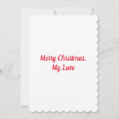 Sie sind die Star Weihnachtskarte Einladung (Rückseite)