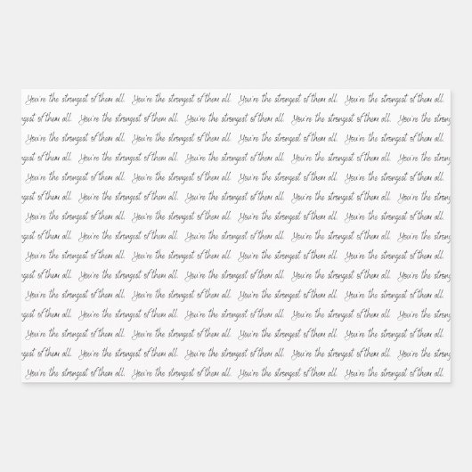 Sie sind die stärksten Papierblätter Geschenkpapier Set (Vorderseite 3)