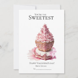 Sie sind die süßesten Kuchen Valentinstag Feiertagskarte