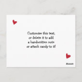 Sie sind Dino-mite Dinosaur Valentine Postcard Postkarte (Rückseite)