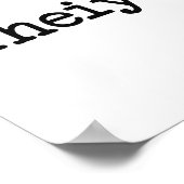 Sie sind dort, sie sind Grammer Typo Poster (Ecke)