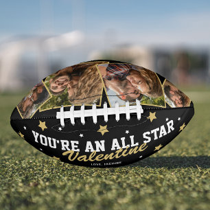 Sie sind ein All Star Valentines Foto Football