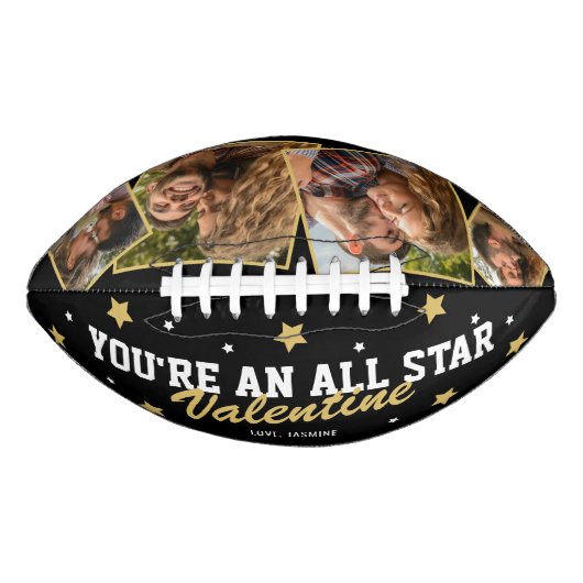 Sie sind ein All Star Valentines Foto Football (Vorderseite)