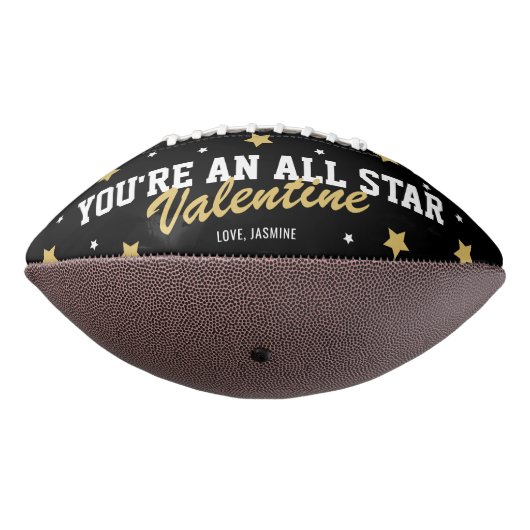 Sie sind ein All Star Valentines Foto Football (Gedreht 270)