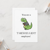 Sie sind ein ausgezeichneter lustiger Mitarbeiter Karte (Vorderseite/Rückseite Beispiel)