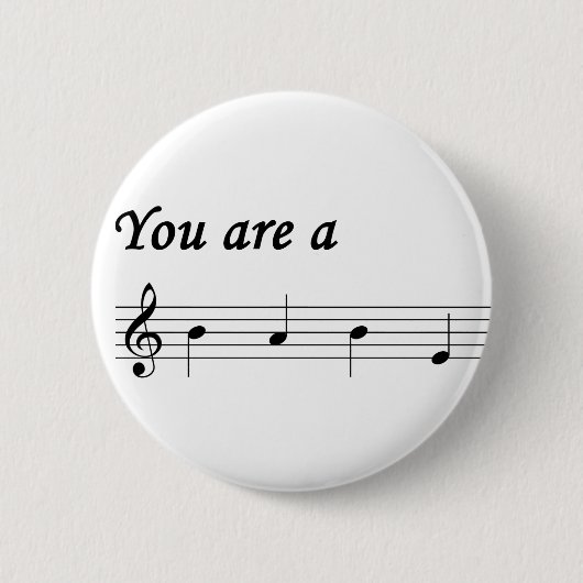 Sie sind ein BABY Knopf Button (Vorderseite)