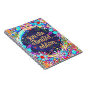 Sie sind ein begrenzter Zusatzspass und florale In Notizblock (Rechte Seite)