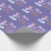 Sie sind ein besonderes Einhorn Geschenkpapier (Ecke)
