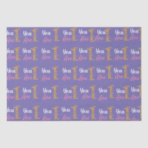 Sie sind ein besonderes Einhorn Seidenpapier