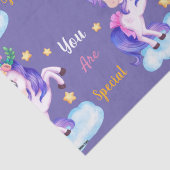 Sie sind ein besonderes Einhorn Seidenpapier (Detail)