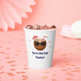 Sie sind ein Cooler Lehrer - Coconut Party Paper C Pappbecher