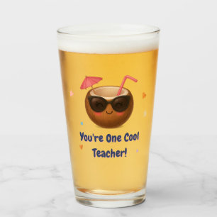 Sie sind ein Cooler Lehrer - Funny Coconut Glass C Glas