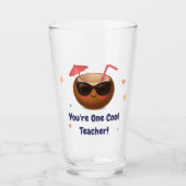 Sie sind ein Cooler Lehrer - Funny Coconut Glass C Glas (Vorderseite)