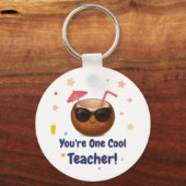 Sie sind ein Cooler Lehrer - Niedlicher Coconut-Ab Schlüsselanhänger (Vorderseite)