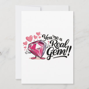 Sie sind ein echtes Juwel Custom Card Feiertagskarte