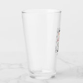 Sie sind ein einzigartiger floraler Slogan Glas (Rechts)