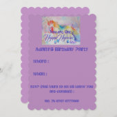 Sie sind ein einzigartiges Einhorn! Einladung zum  (Vorne/Hinten)