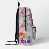 Sie sind ein einzigartiges Einhorn! Postkartenweib Bedruckter Rucksack (Links)